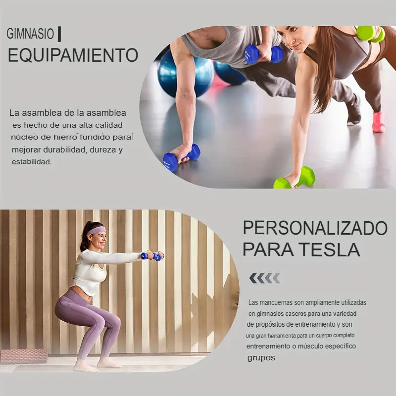 "Pesas Pro para Tu Rutina en Casa"