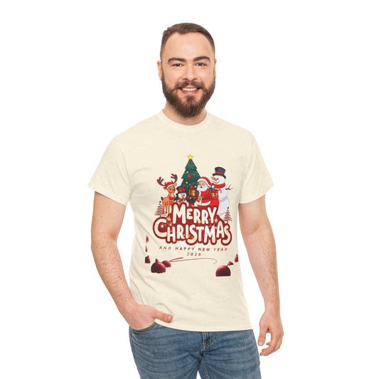 "Festive Vibes Christmas Tee – Unisex Comfort Fit"